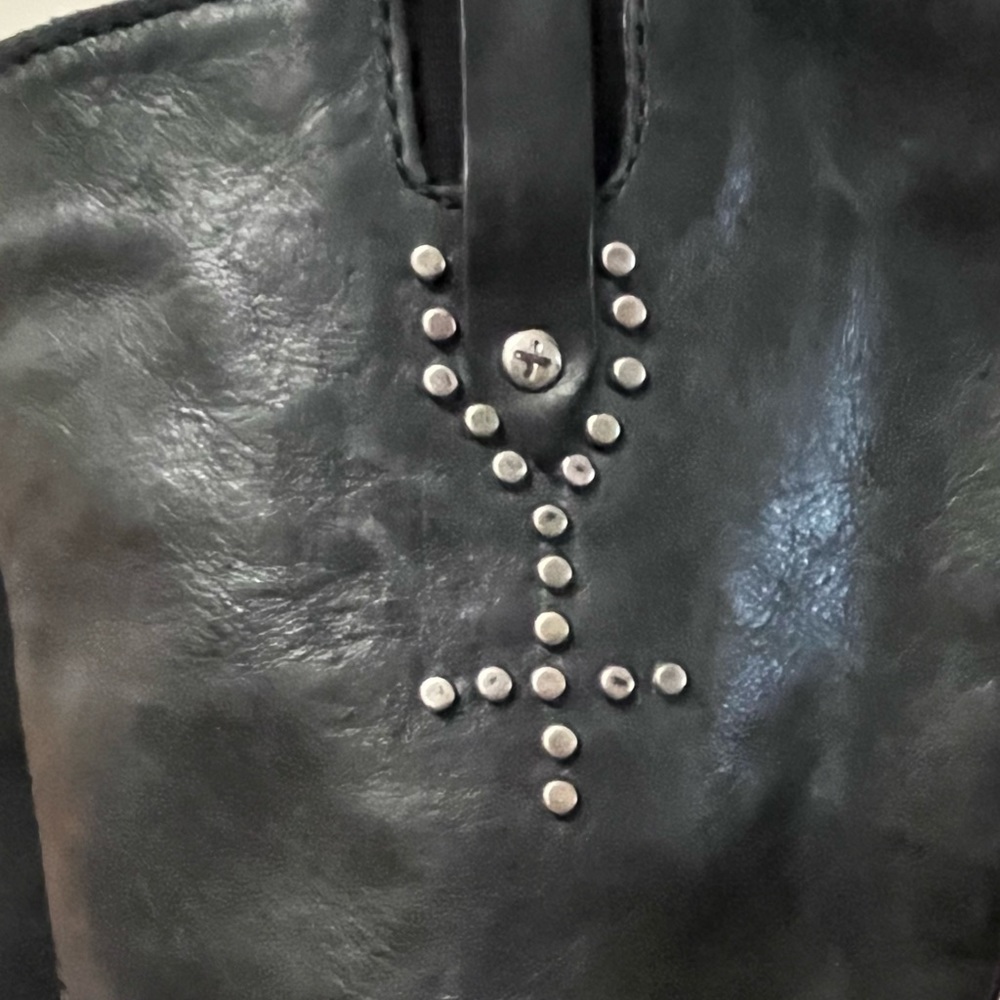 Dr Marten's Vintage RARE Boots Women's 9 Alexia Mid Calf Black Leather - Picture 11 of 11